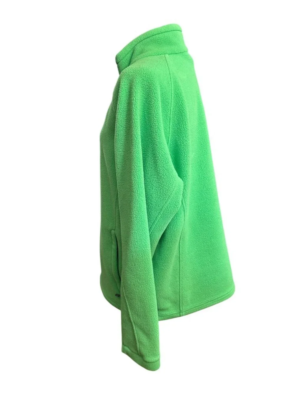 The North Face Jacket Women XL Green Fleece Full Zip Coat - Picture 2 of 14